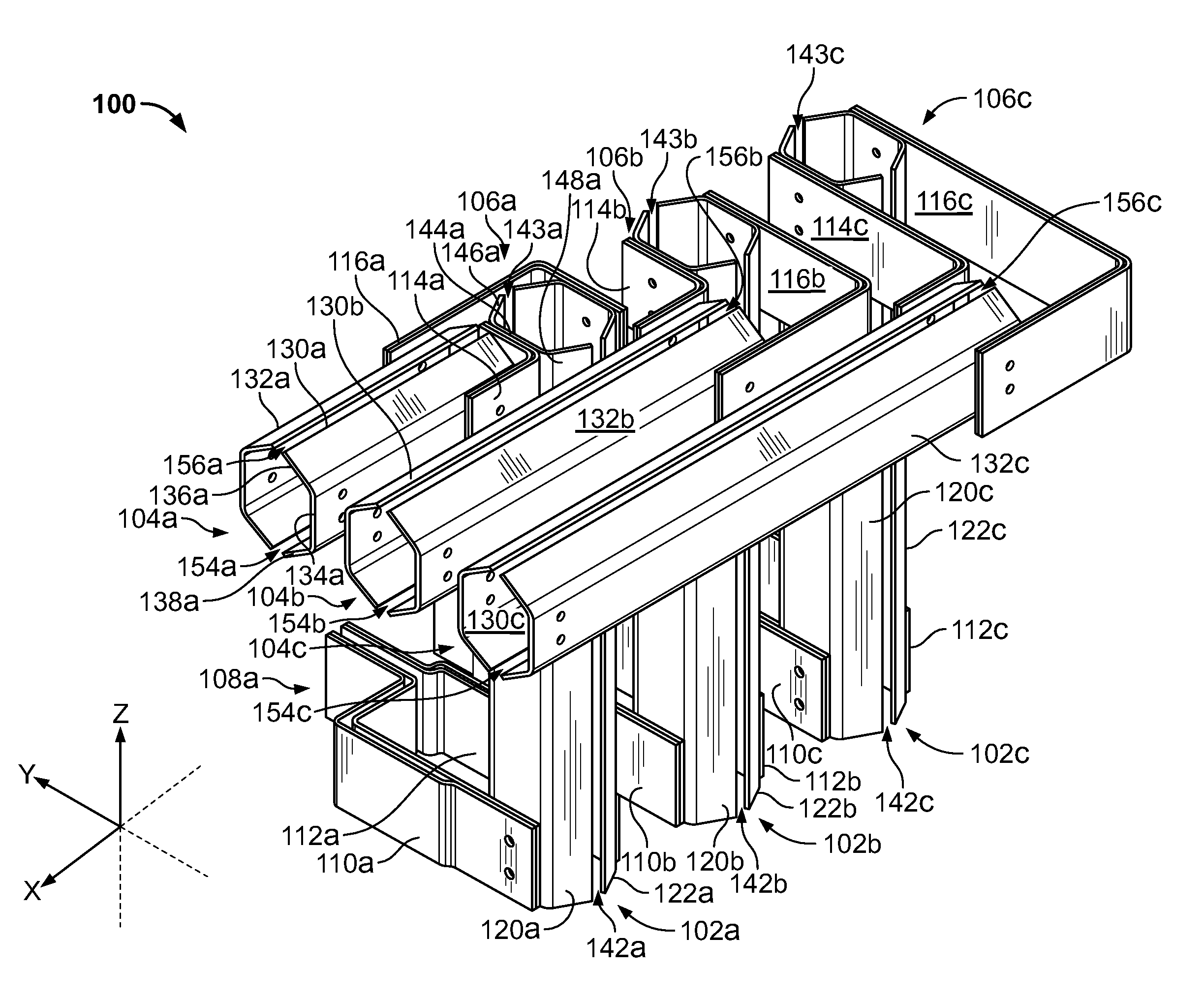 Efficient high-ampacity bowl-shaped tubular conductors