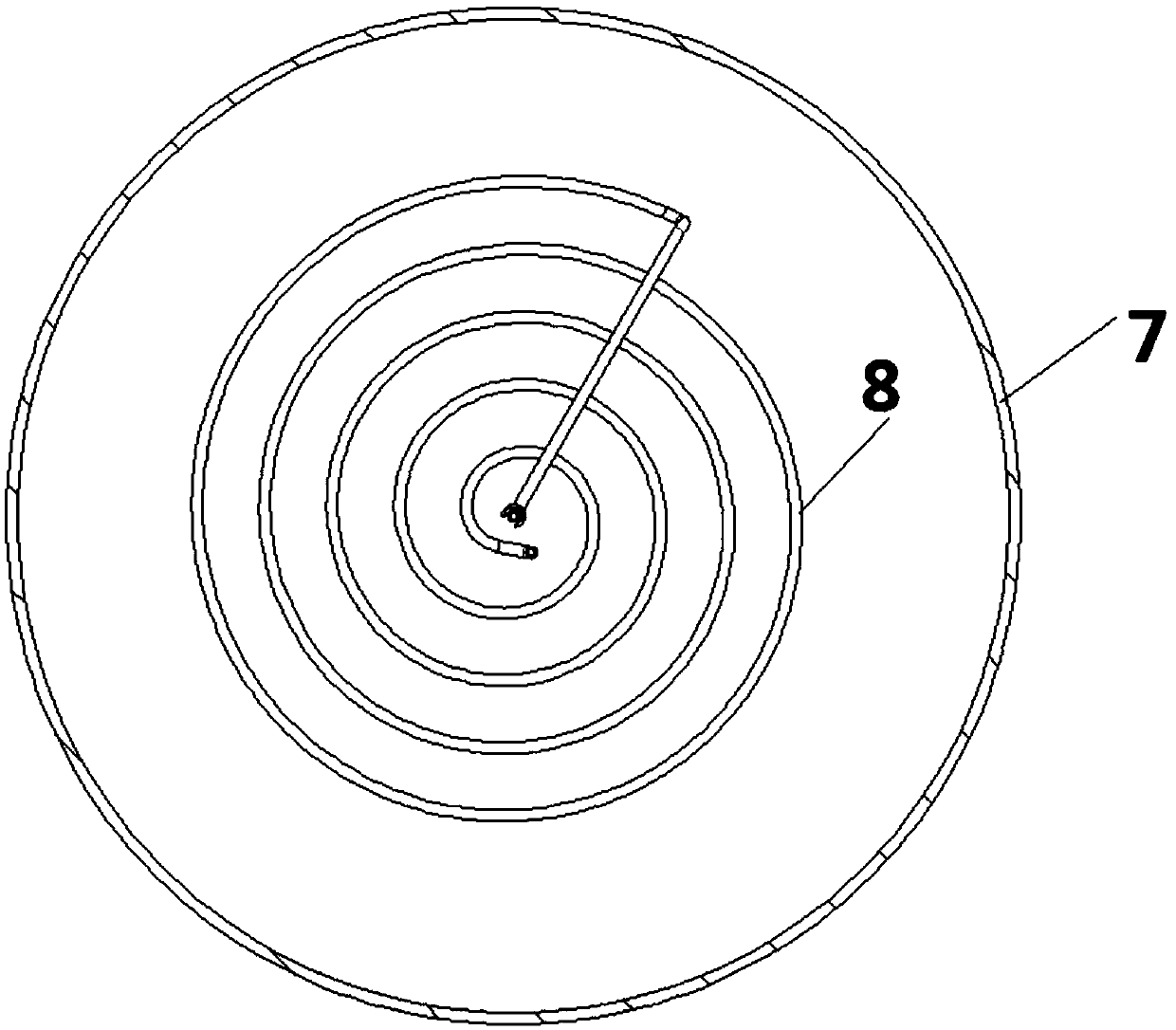 Solar loop heat pipe system for purifying microbial soil