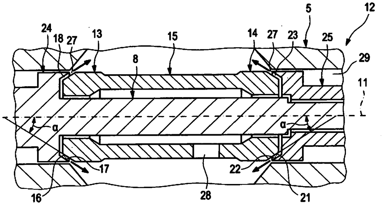 Bearing device for an exhaust gas turbocharger, and exhaust gas turbocharger