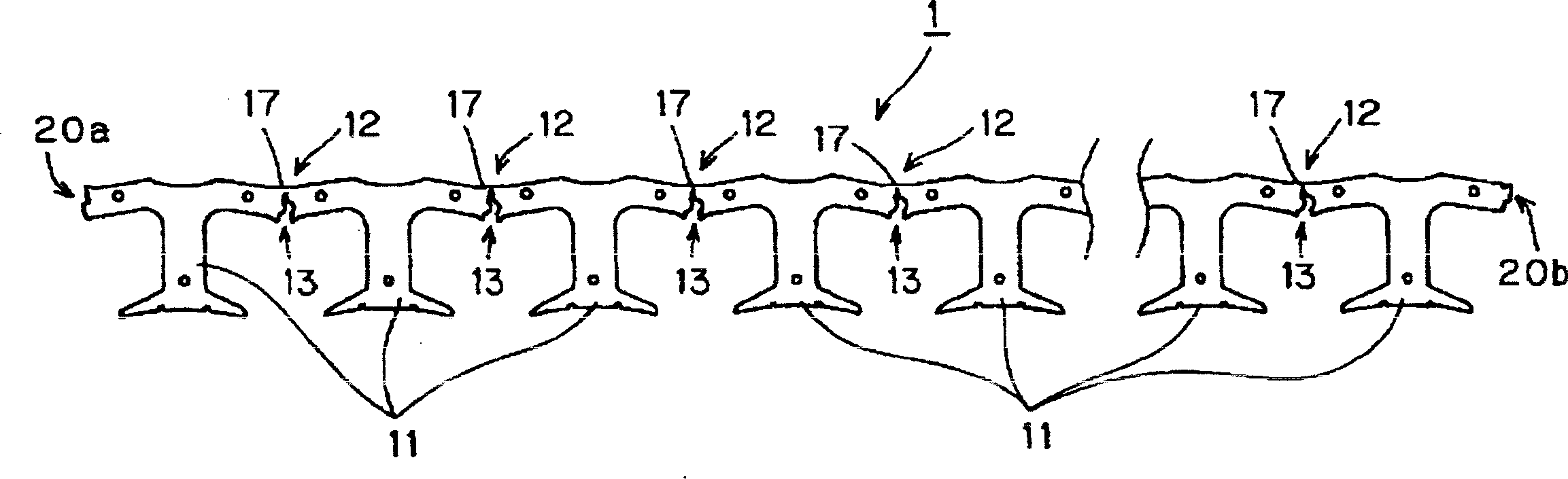 Motor iron core, motor and method for manufacturing motor ironcore