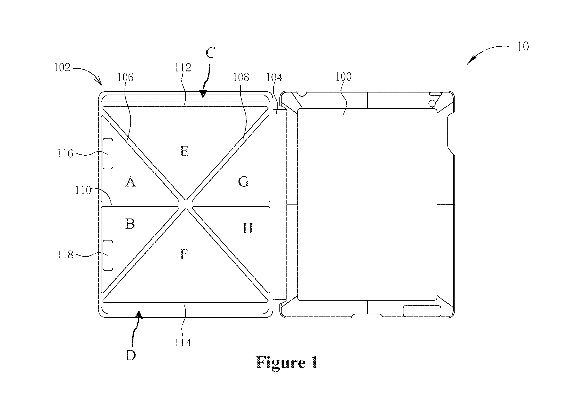 Protective apparatus for tablet electronic device