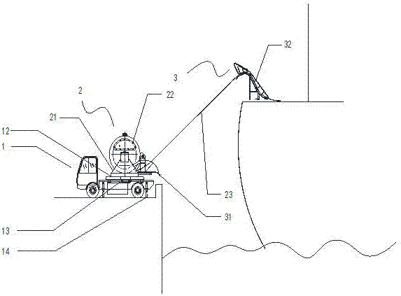 Follow-up power supply equipment of wharf shore power supply system