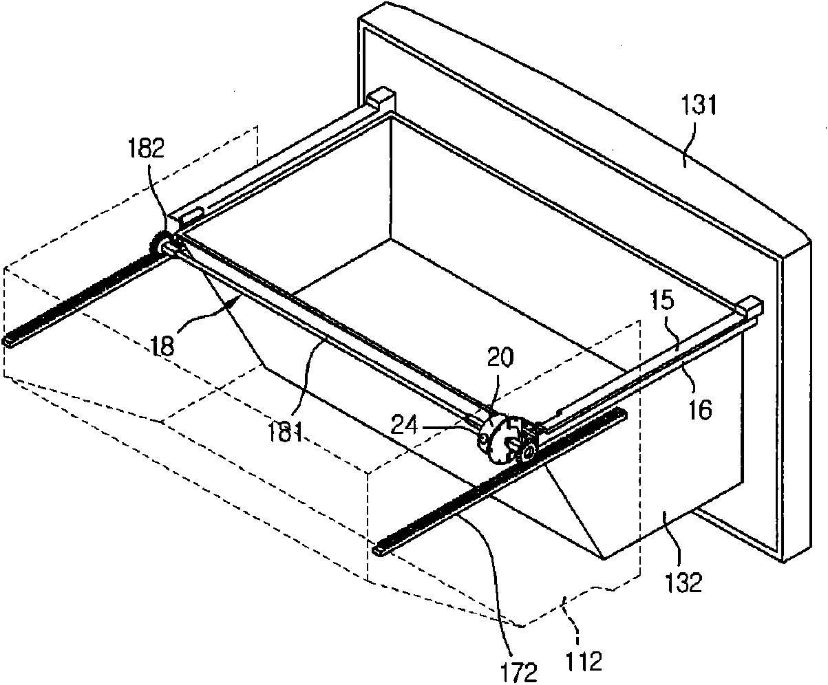 System and method for driving a drawer in a refrigerator