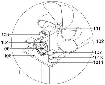 Wind-proof function ecological amplification device of grassland enclosure net