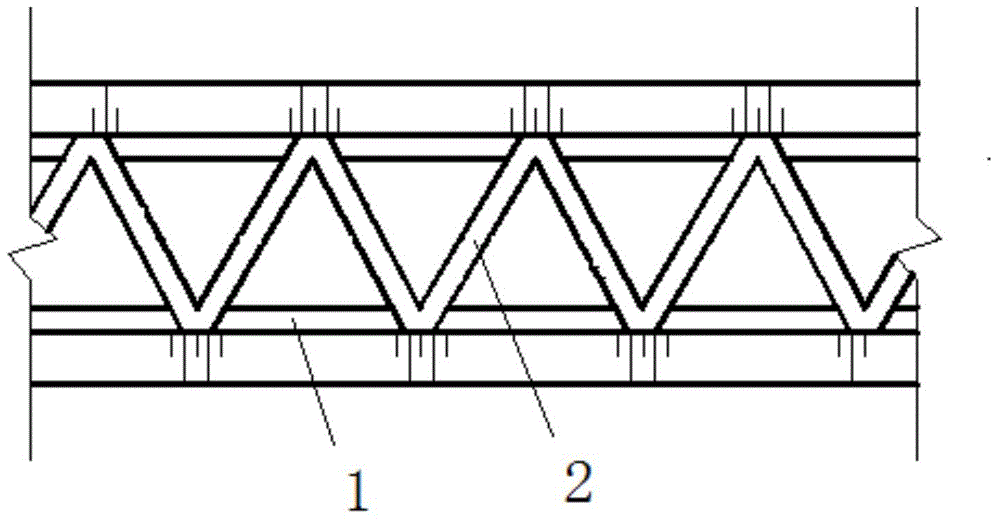 Debris flow drainage groove provide with truss type energy dissipating sill