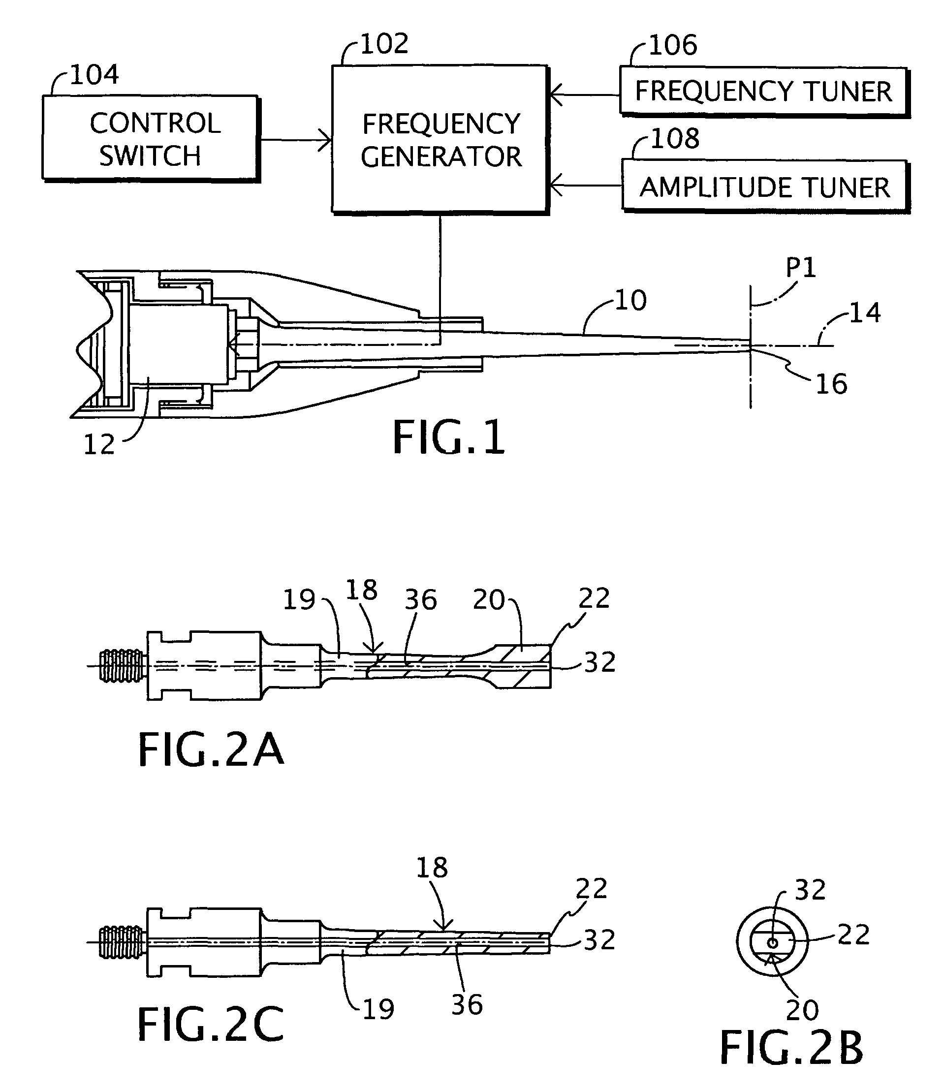 Ultrasonic wound treatment method and apparatus