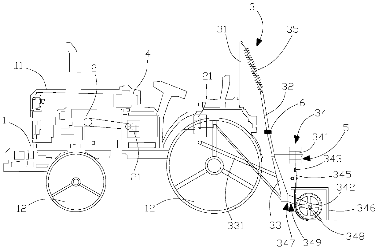 Rice seed rope direct seeding equipment