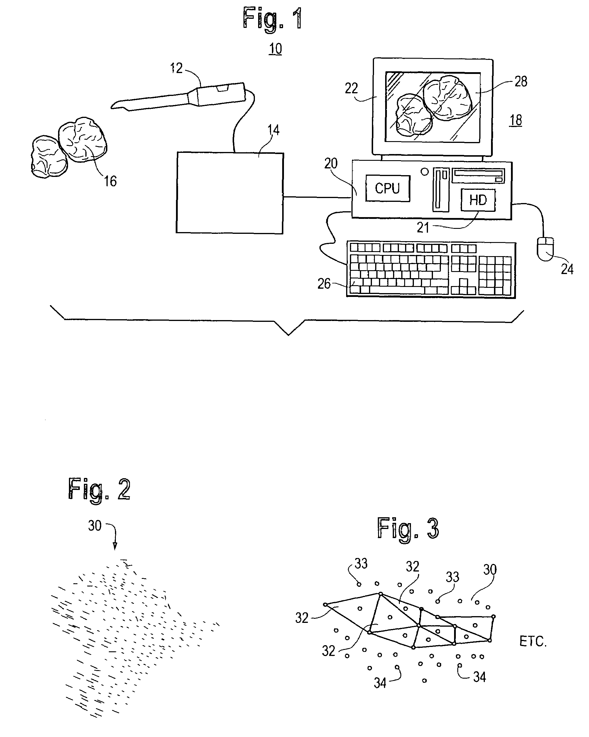 Method for creating single 3D surface model from a point cloud