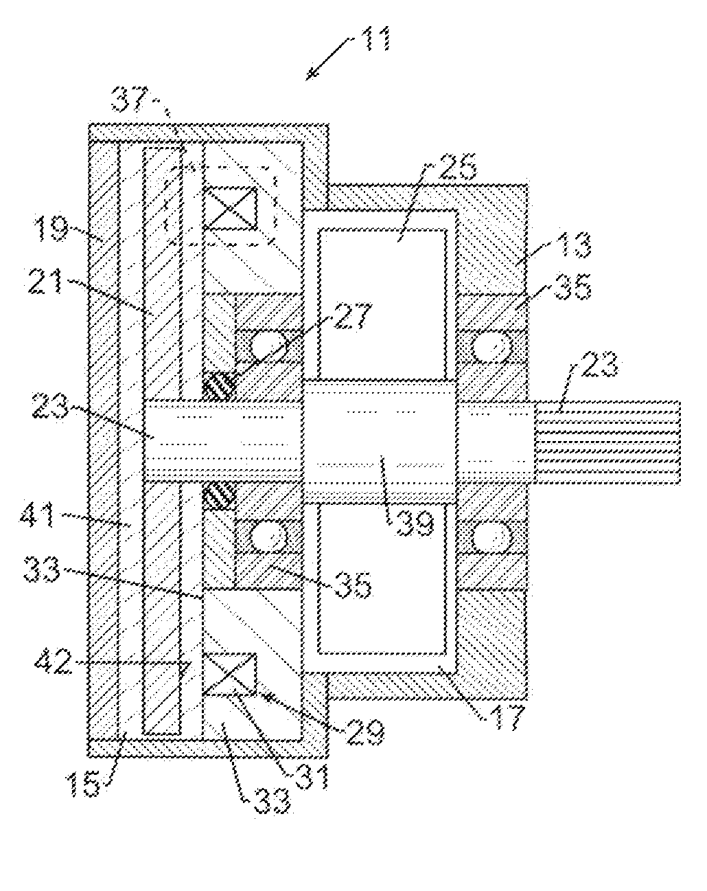 Brake with field responsive material