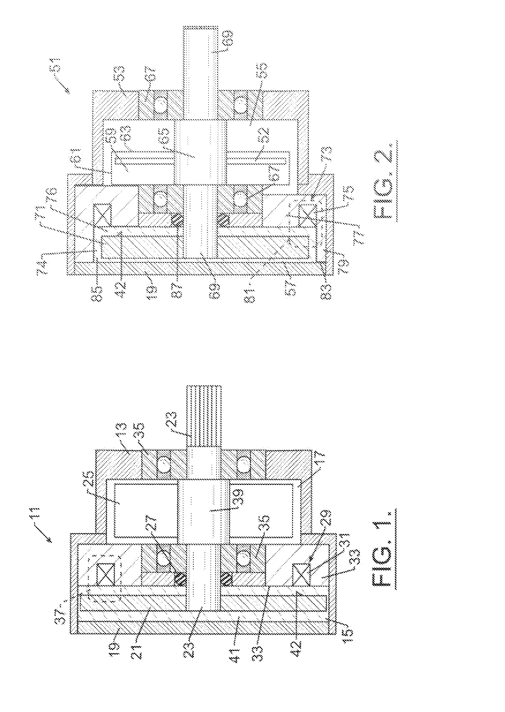 Brake with field responsive material