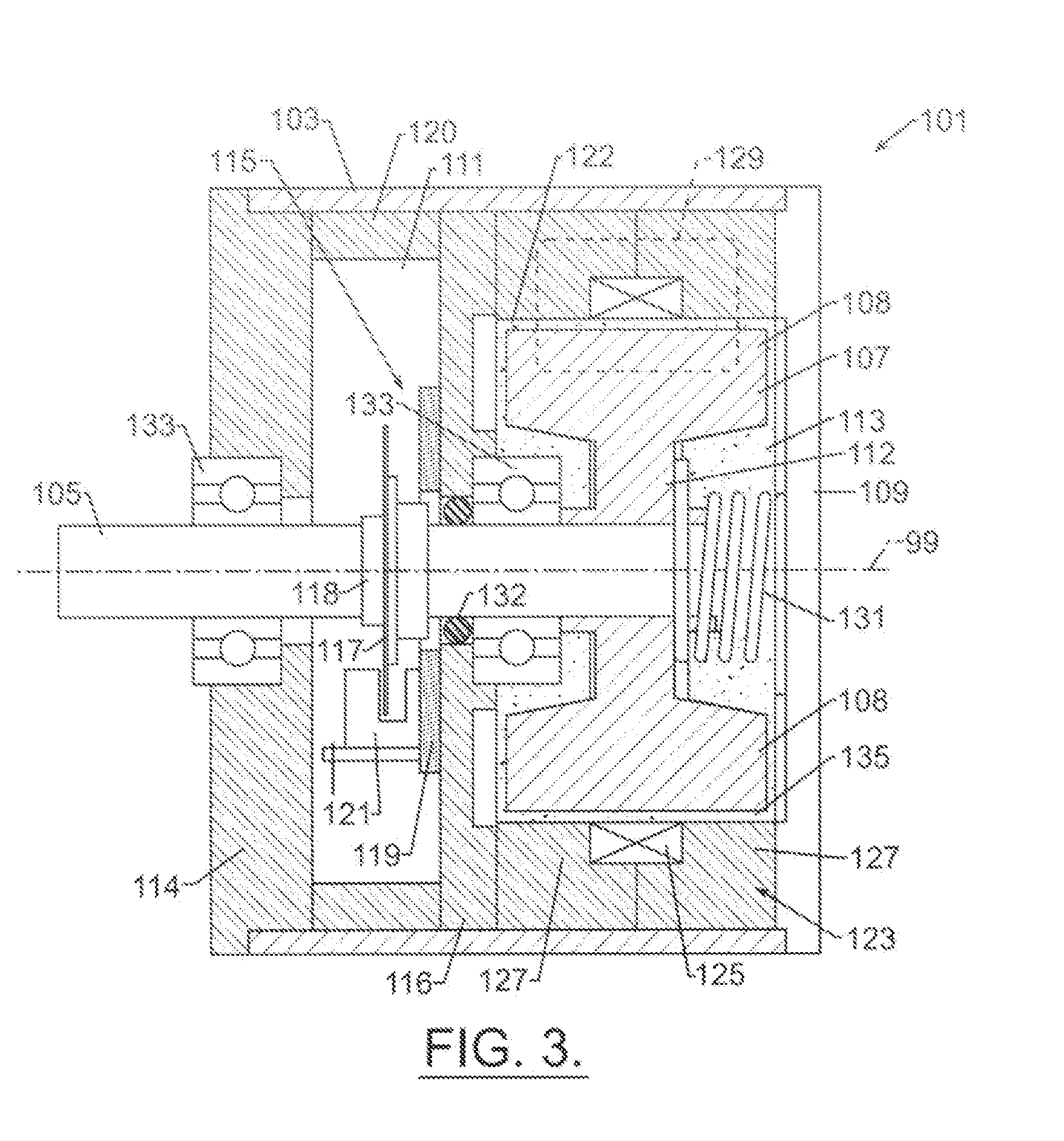 Brake with field responsive material