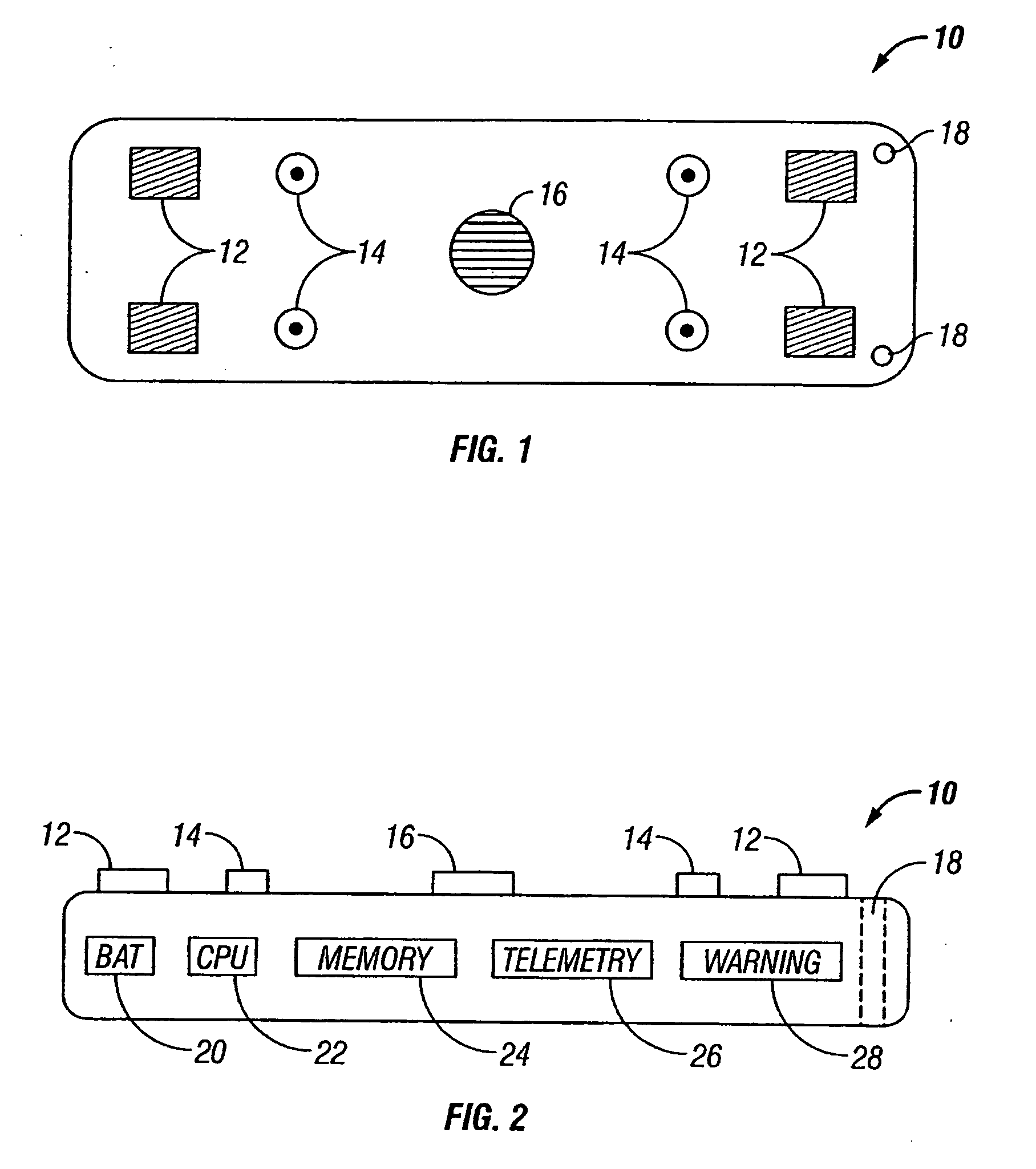 Portable device for monitoring electrocardiographic signals and indices of blood flow