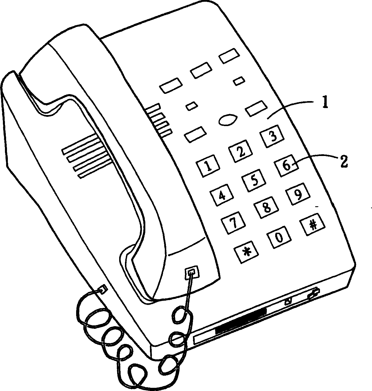 Improved structure of push-button of conventional telephone, mobile telephone or computer