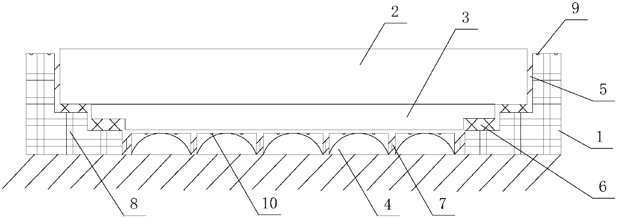 Anti-seismic house foundation