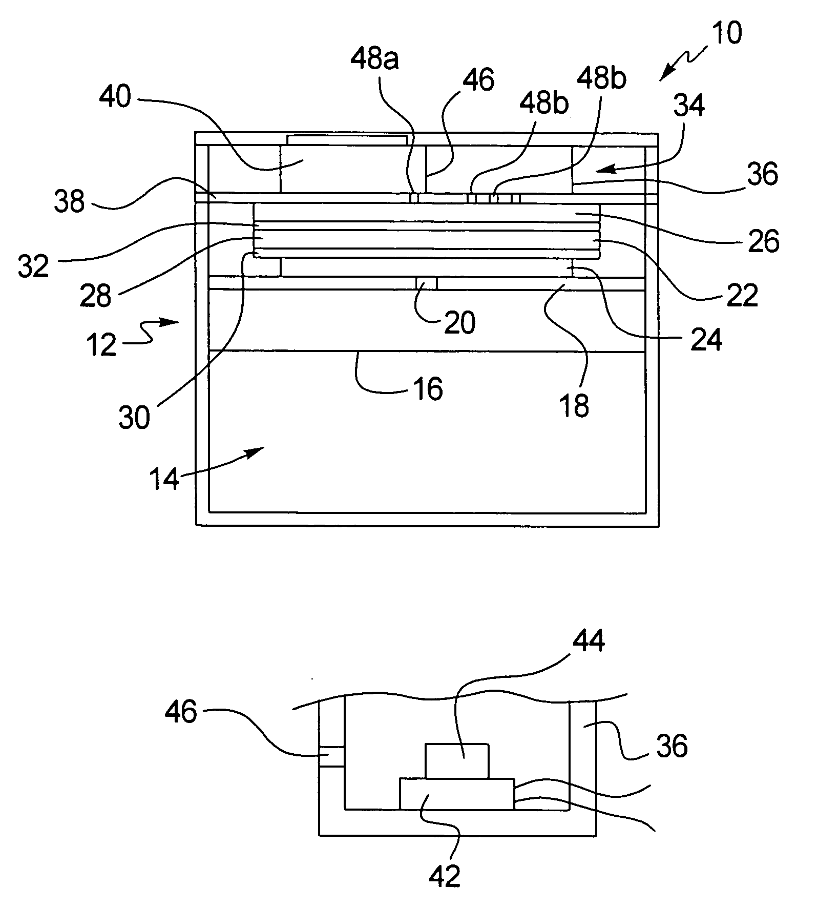 Calibration device for gas sensors