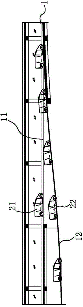 Rail transit realizing method and vehicles for method