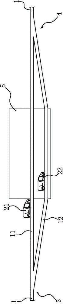 Rail transit realizing method and vehicles for method