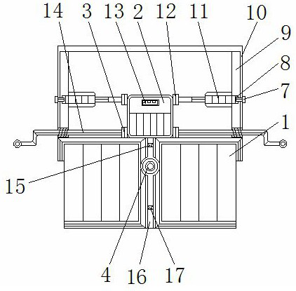 A motor shock absorber with its own temperature measurement