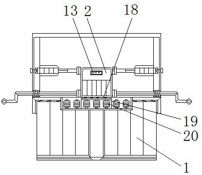 A motor shock absorber with its own temperature measurement