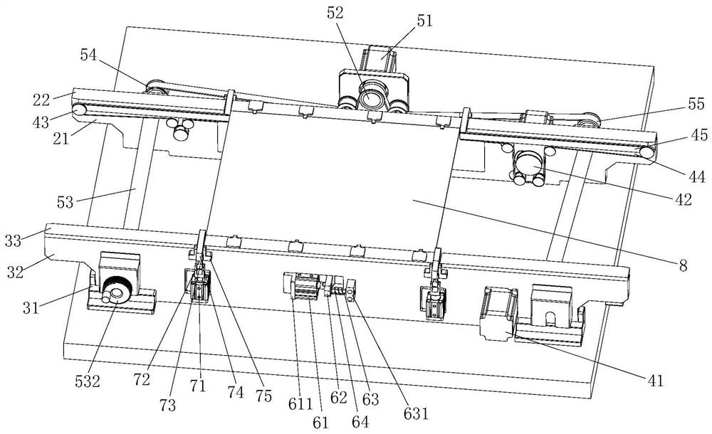 Automatic board clamping device and locating clamping method thereof