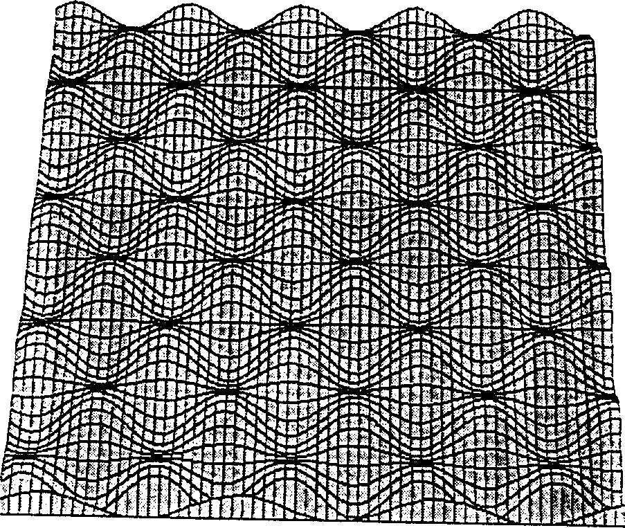 Human pore diameter displacement sensor and signal processing circuit therefor