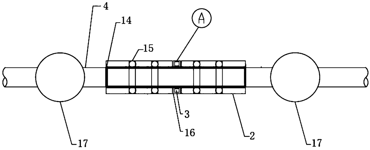 Dredging device and method suitable for drainage pipeline under urban roadway