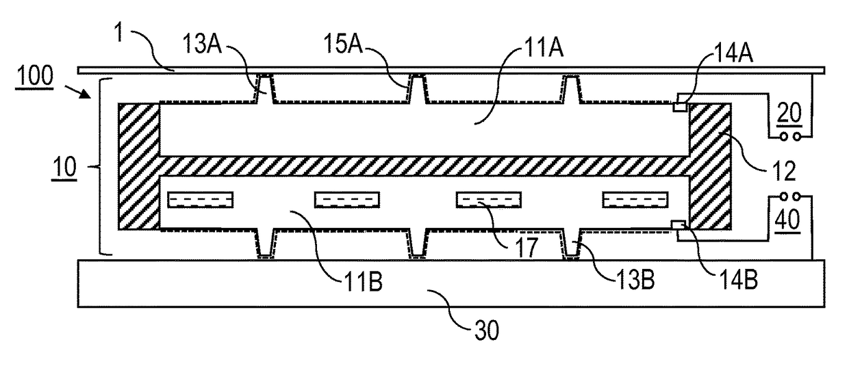 Clamp with ceramic electrode