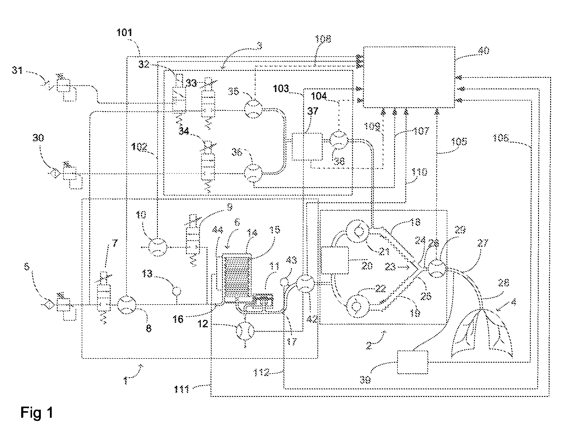 Method and arrangement for detecting a leak in anesthesia system