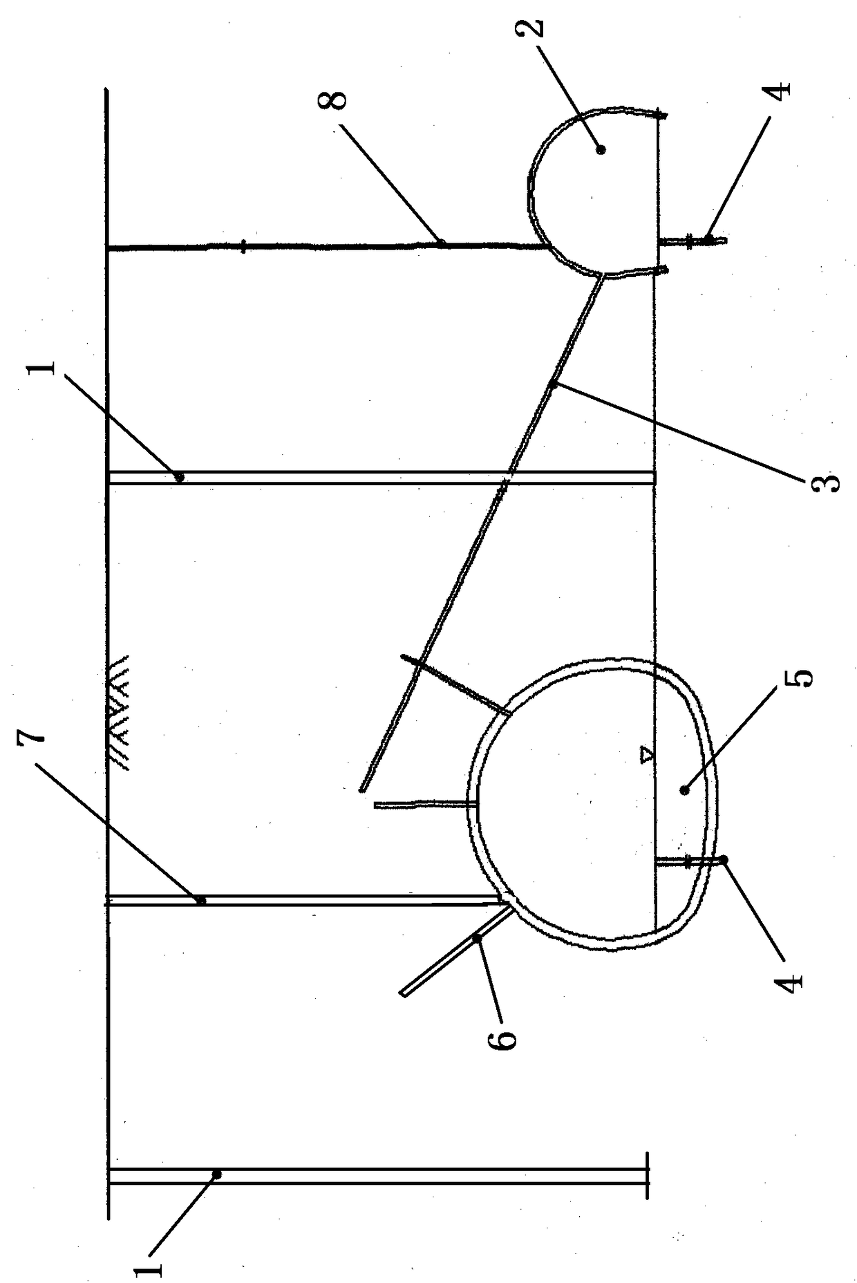 A tunnel comprehensive drainage, precipitation, decompression construction method