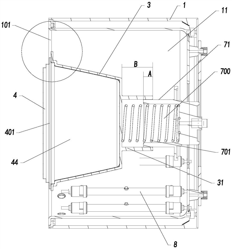 A cooking machine with pop-up mechanism