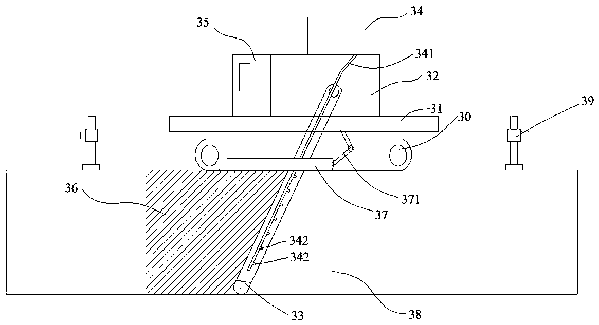 Construction equipment for water-stop curtain