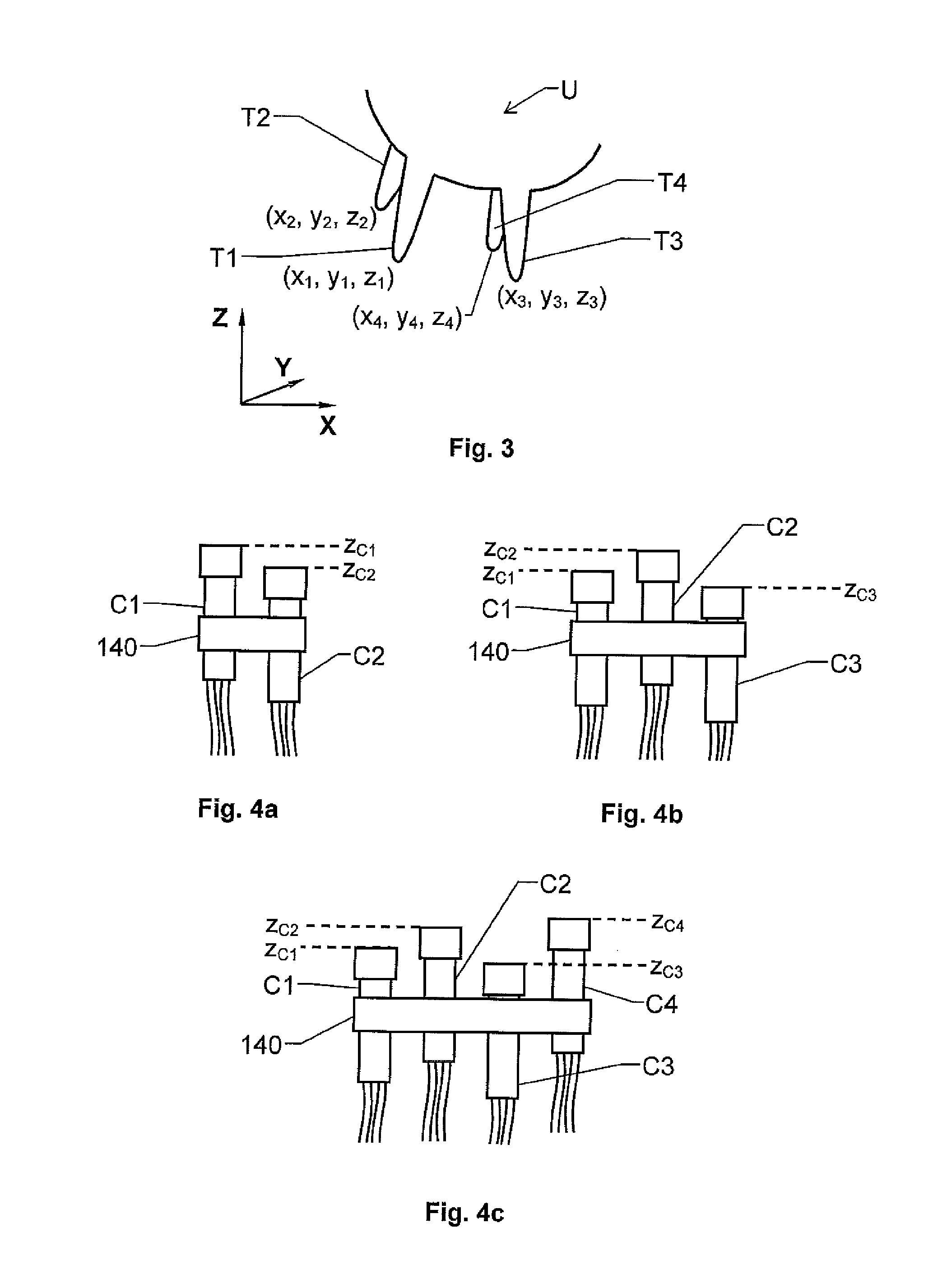 Handling of teat cups