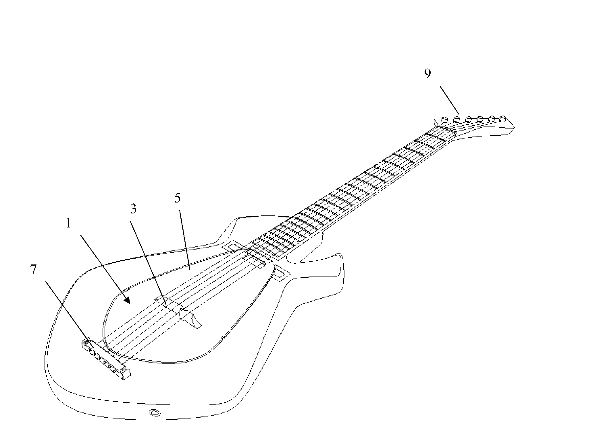 Digital Instrument with Physical Resonator