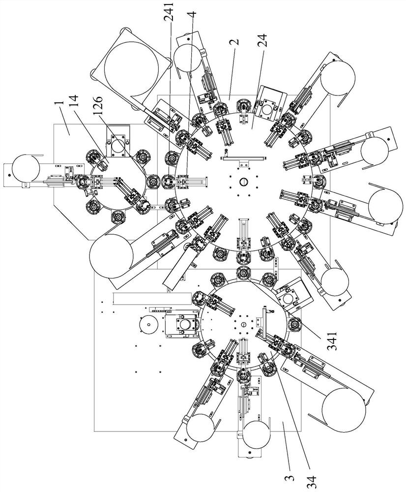 Fully automatic speaker base plate assembly machine