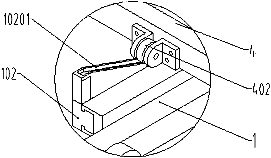 Fork comb type automobile handling device