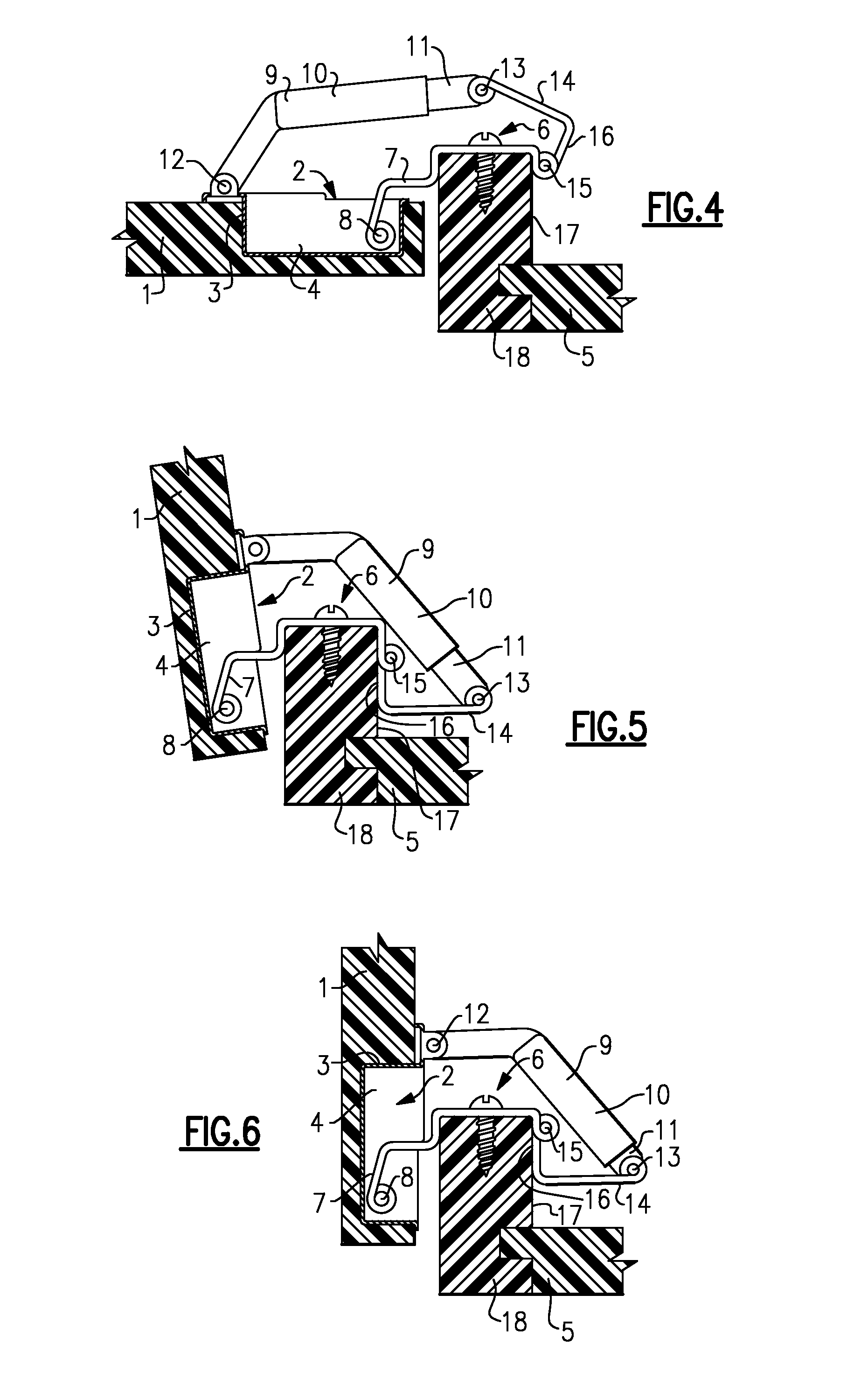 Furniture hinge with a damping device