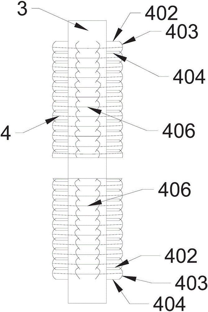 Generator cooling device with vertical low-resistance heat pipes