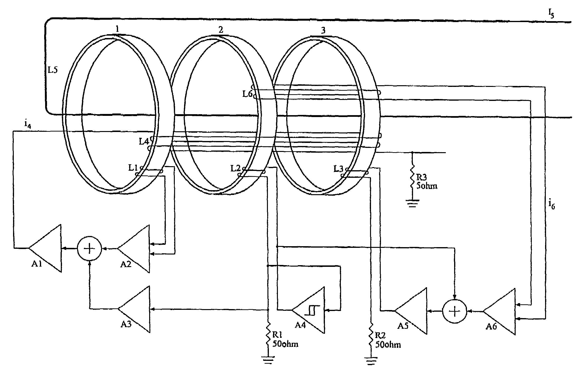 Detector circuit to be used for measuring current