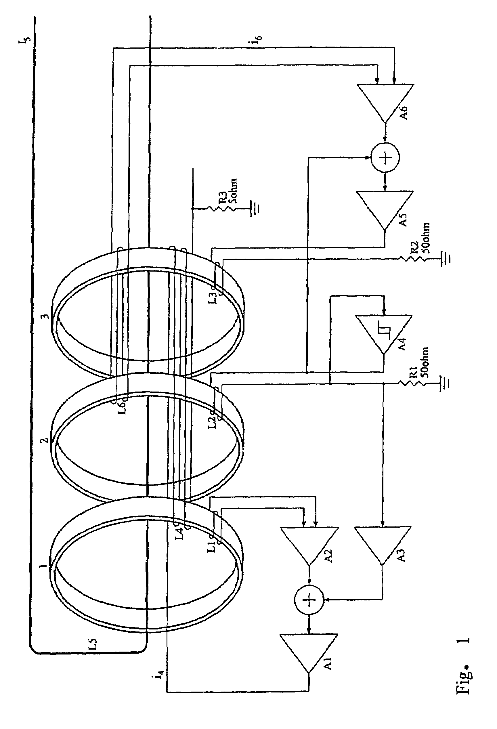 Detector circuit to be used for measuring current