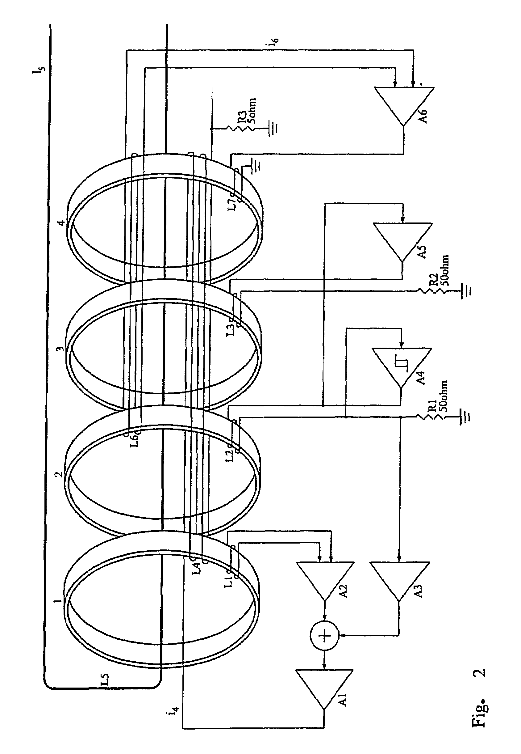 Detector circuit to be used for measuring current