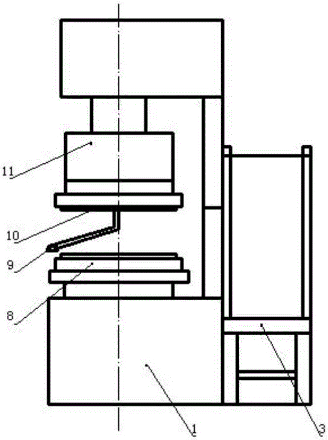 Automatic production system of metal bucket cover