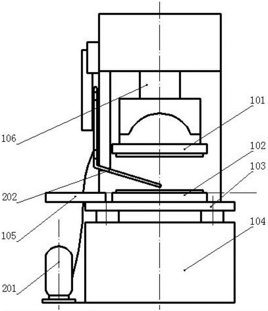 Automatic production system of metal bucket cover