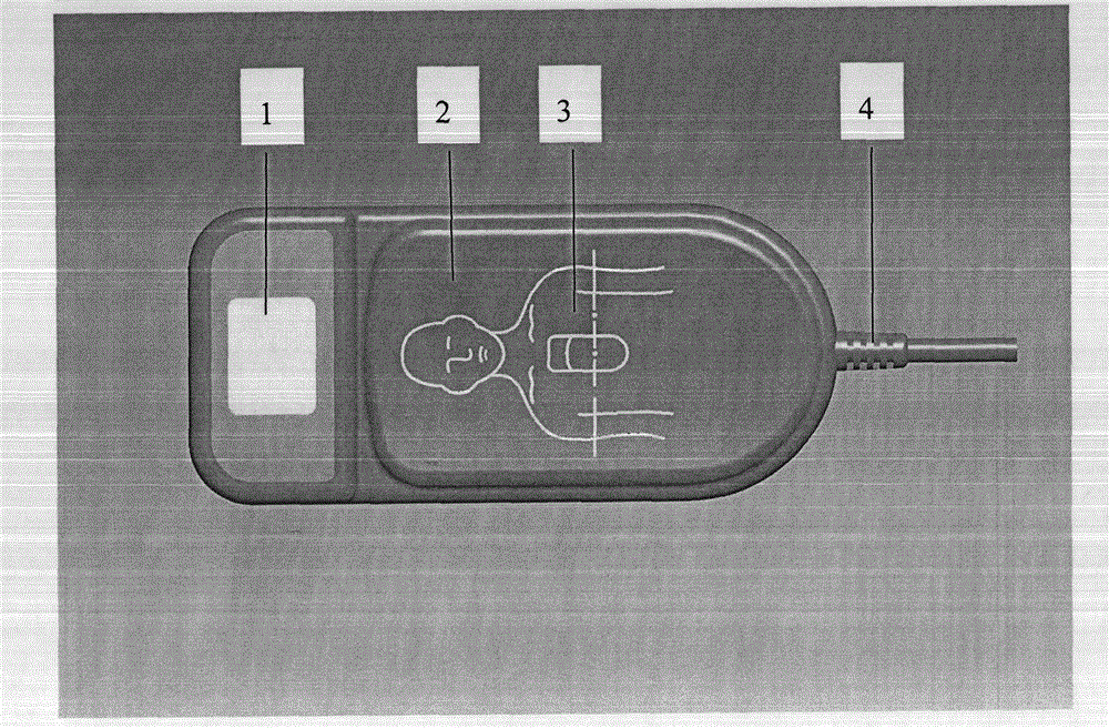 Cardio-pulmonary resuscitation indicator externally connected with defibrillator