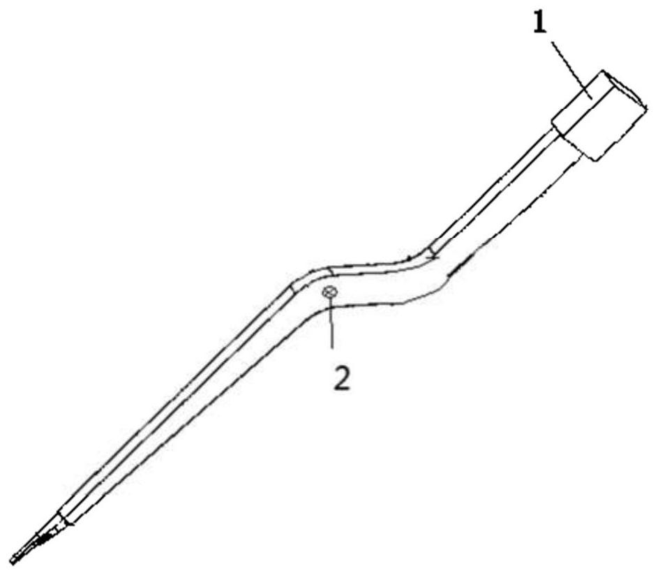 Bipolar electric coagulation tweezers for experimental animal brain model and preparation method thereof