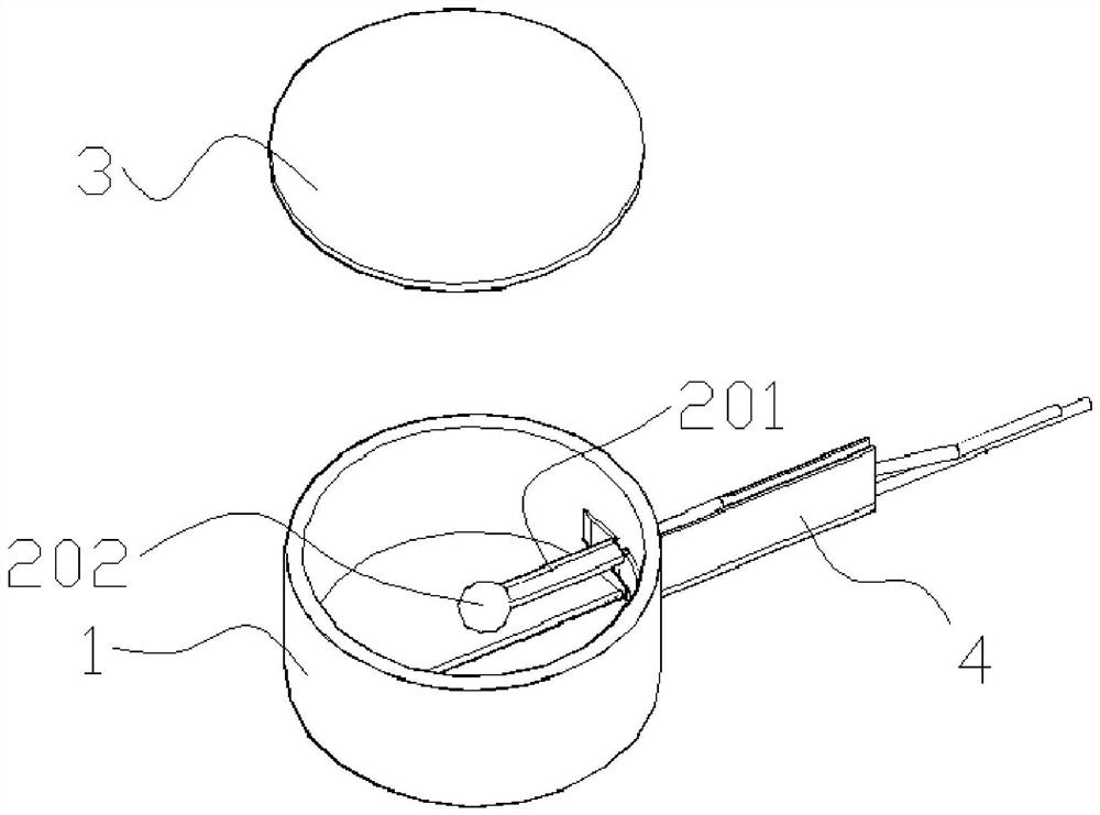 Pressure and vibration dual-purpose sensor measuring device and preparation method