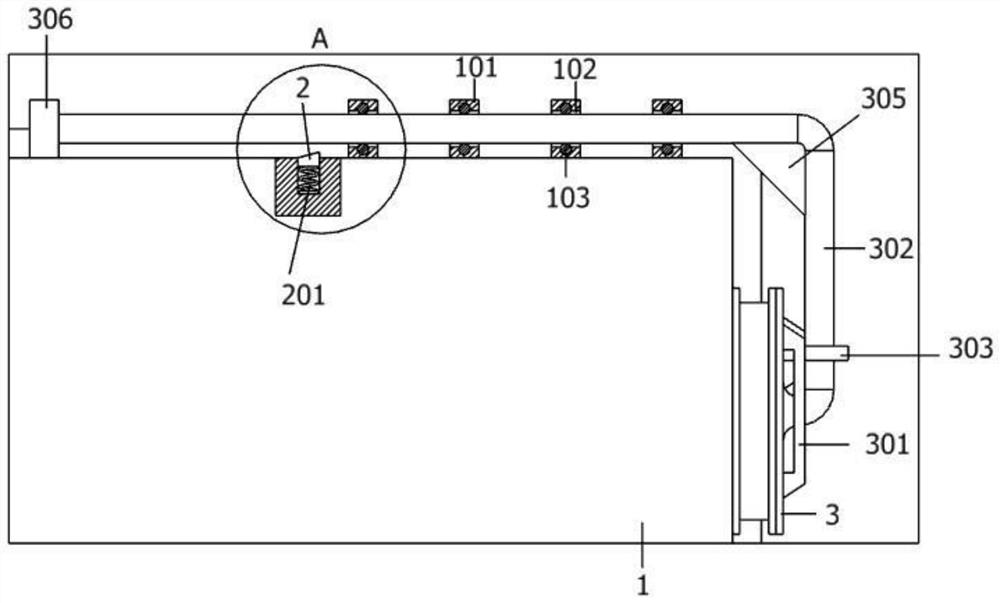 RTO combustion chamber access door opening device