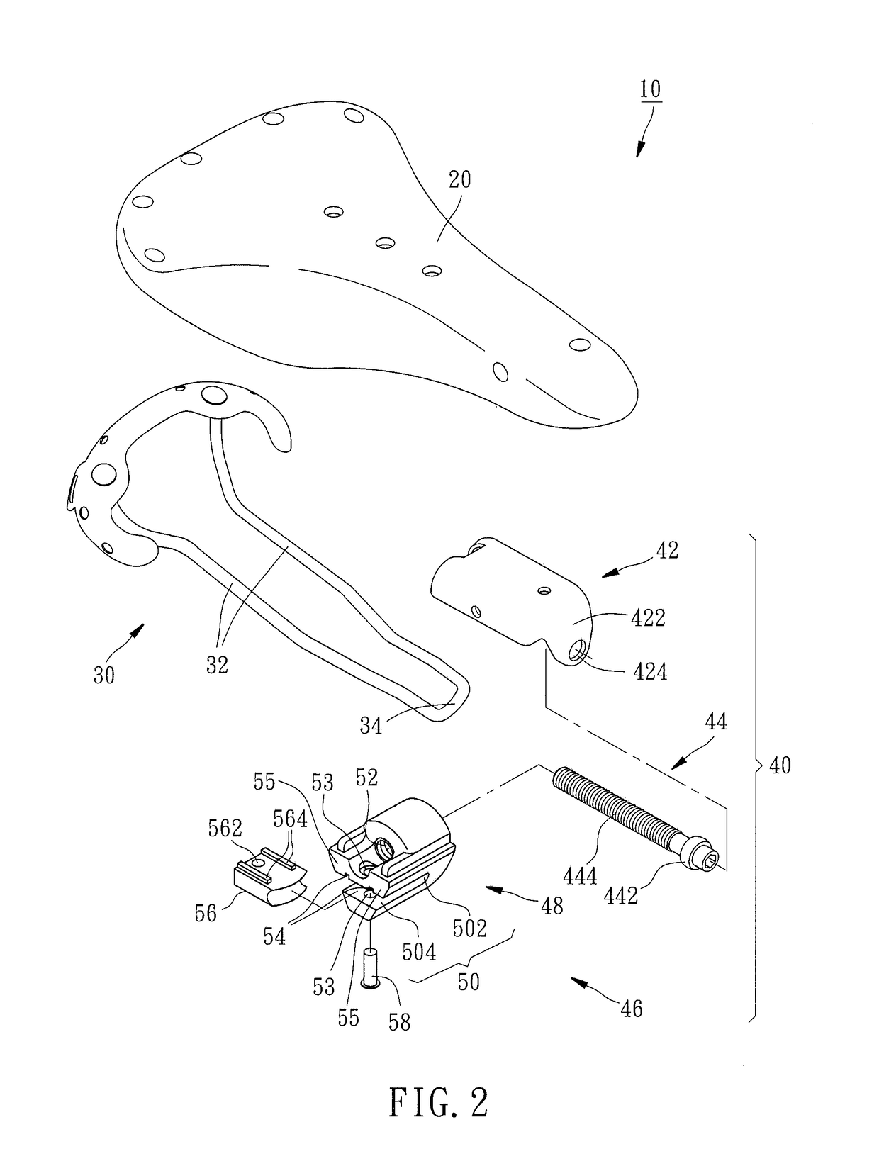 Leather bicycle saddle