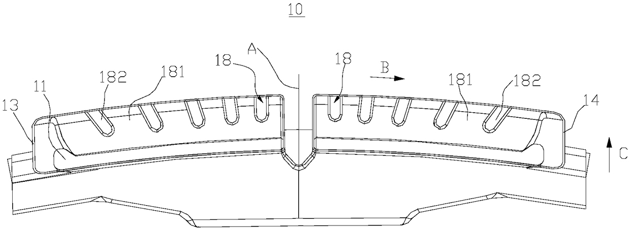 Cover plate, air flue structure and transporting tool