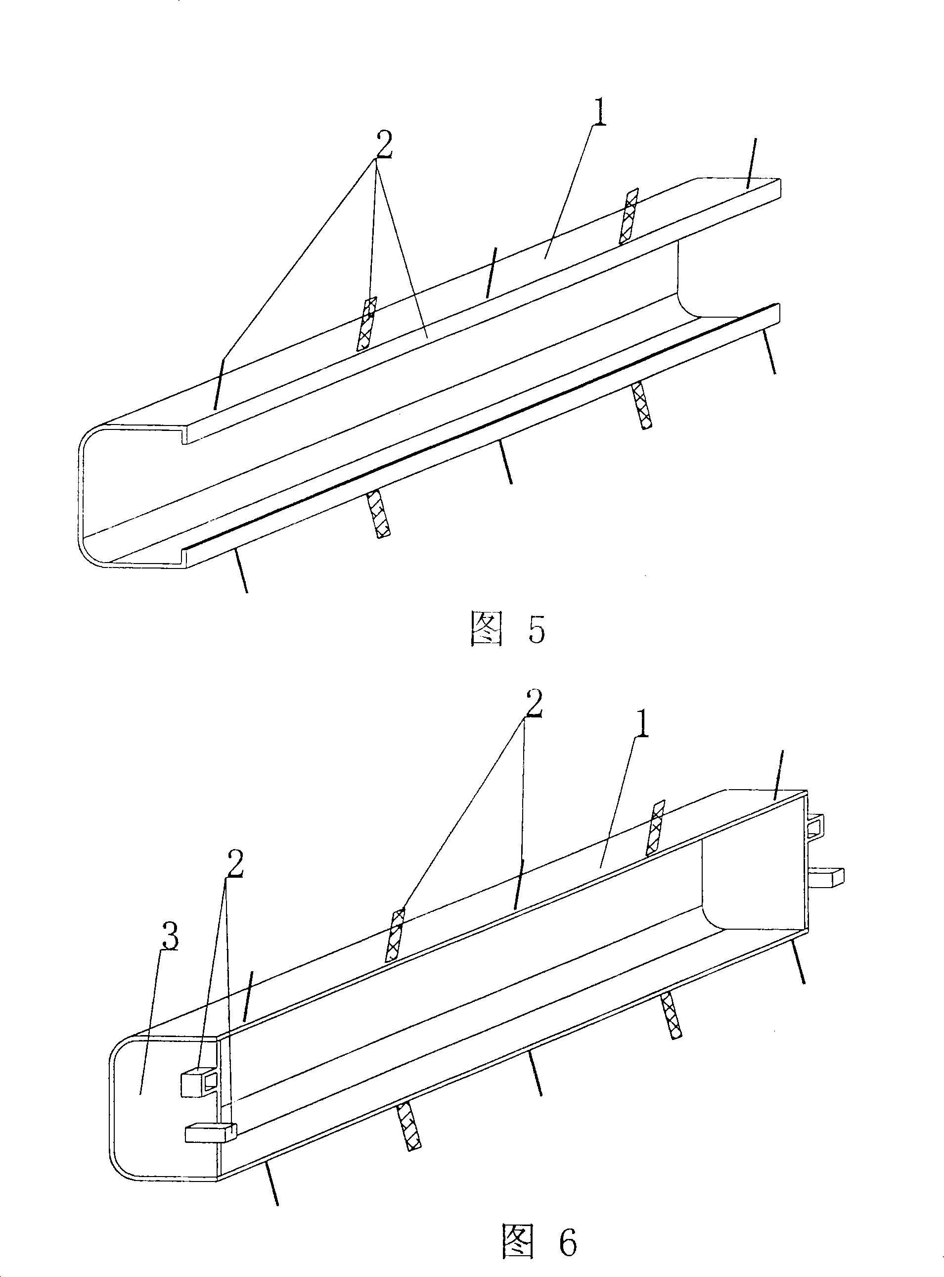 Component for cast-in-situs reinforcing steel concrete pore-creating