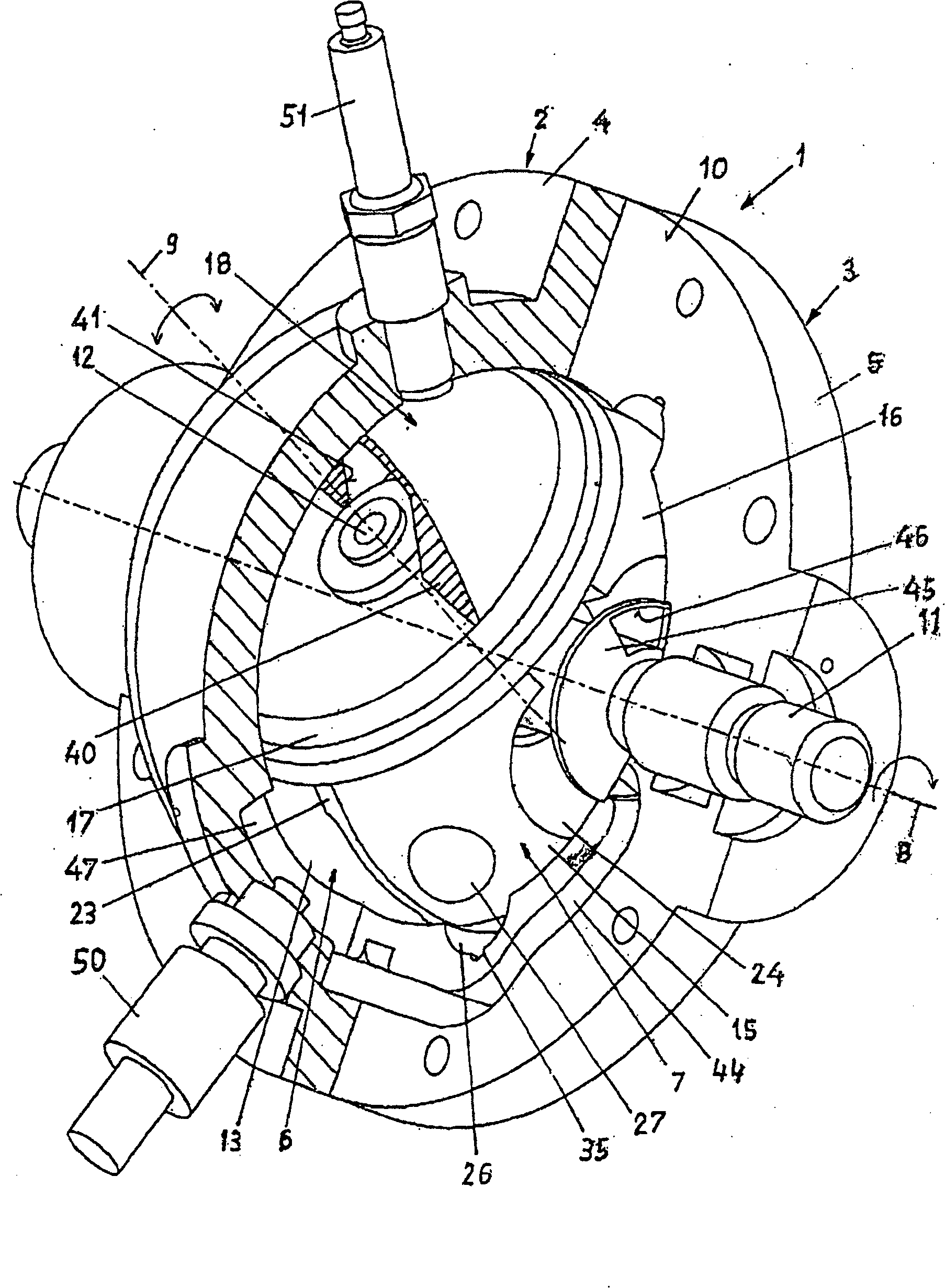 Rotary-piston engine and vehicle comprising an engine of this type